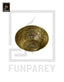 Handcrafted Brass Bowl with Embossed "Ayat ul Kursi"