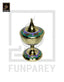 Handmade Decorative Tall Brass Bowl with Lid (TALL SMALL)