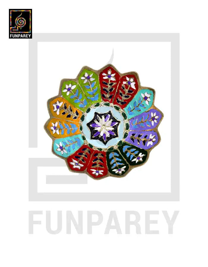 Brass Leaf Design Dry Fruit Bowl 4" SMALL