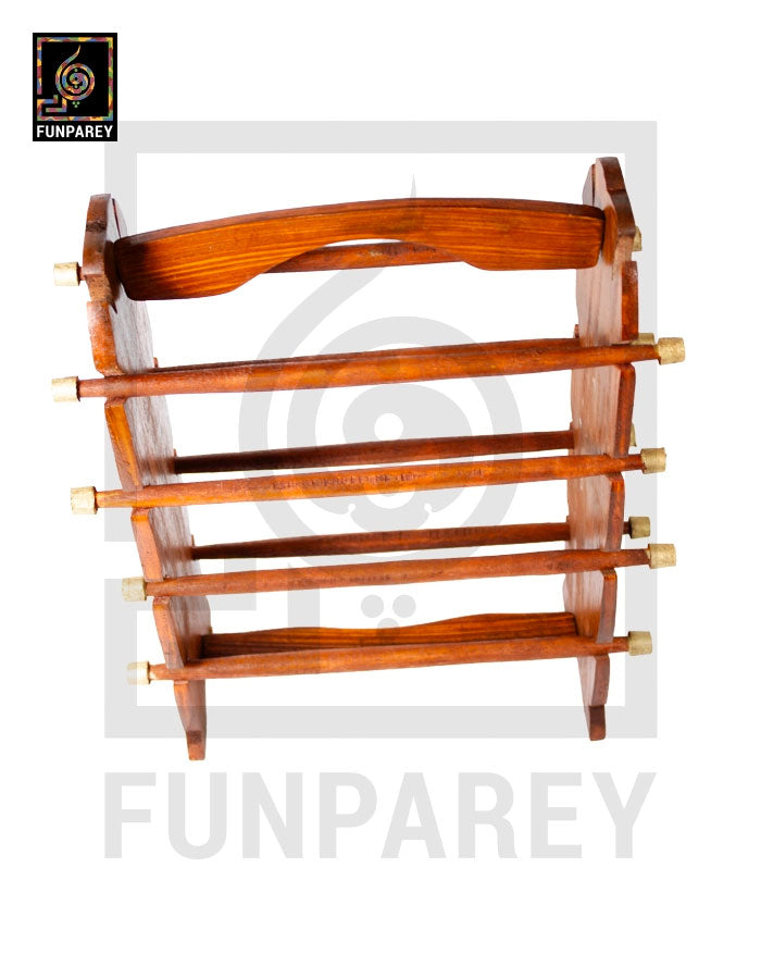 Hand Carved Wooden Bangle Stand Extra Large