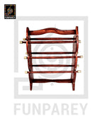 Hand Carved Wooden Bangle Stand Large