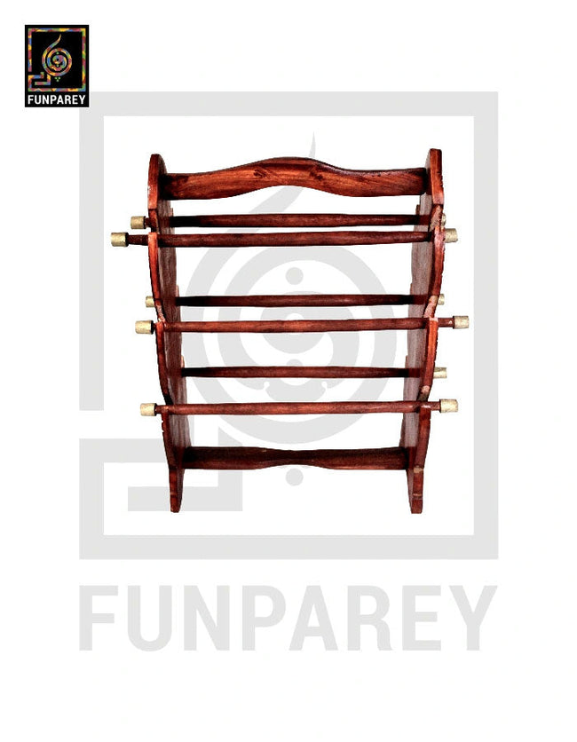 Hand Carved Wooden Bangle Stand Large Main Image