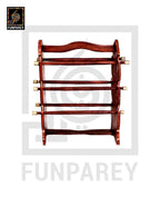 Hand Carved Wooden Bangle Stand Large