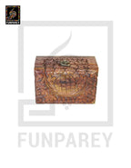 Hand Carved Wooden Jewelry Box 4/6 Splendid