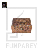 Hand Carved Wooden Jewelry Box 4/6 Splendid