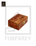 Hand Carved Wooden Jewelry Box 4/6