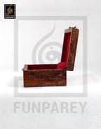 Hand Carved Wooden Jewelry Box 6/9