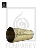 Handcrafted Brass Glass with Embossed "Asma ul Husna"
