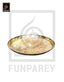 Handmade 12" Brass Fancy Saucer with Multicolor Motif