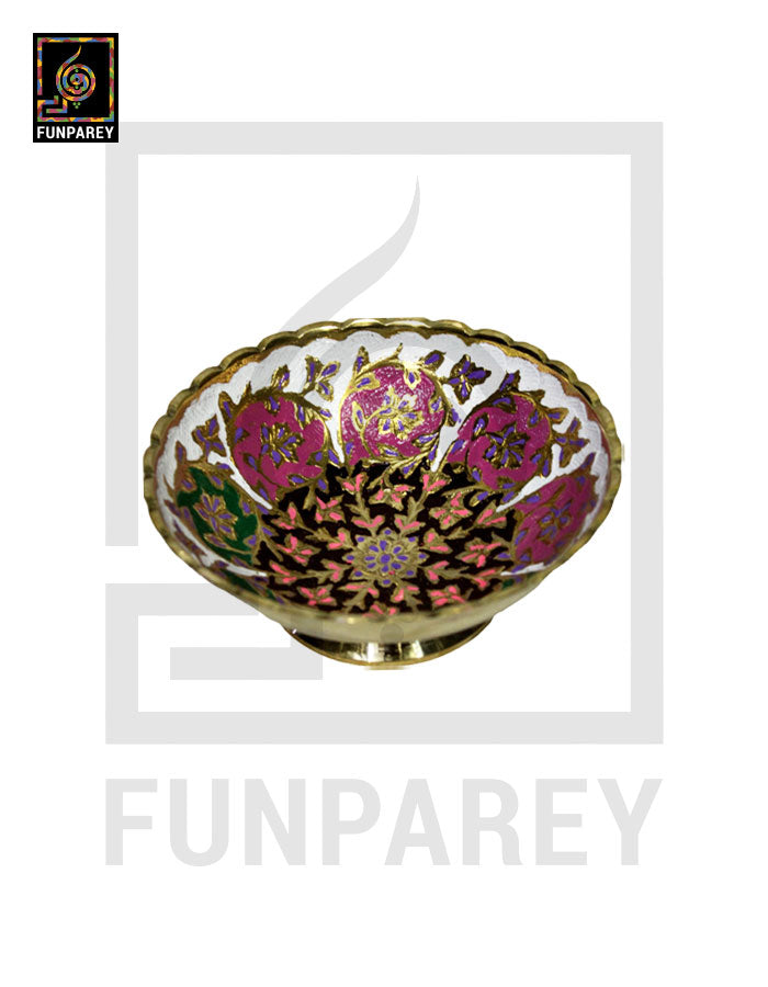 Handmade Decorative 5" SMALL Brass Bowl Set (4 Pieces)