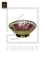 Handmade Decorative 5" SMALL Brass Bowl Set (4 Pieces)