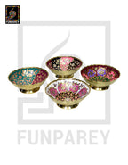 Handmade Decorative 5" SMALL Brass Bowl Set (4 Pieces)