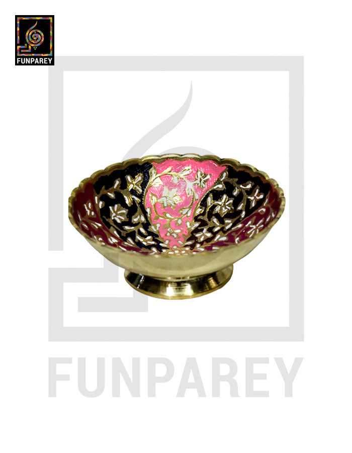 Handmade Decorative 5" SMALL Brass Bowl Set (4 Pieces)