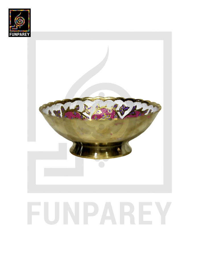 Handmade Decorative 5" SMALL Brass Bowl Set (4 Pieces)