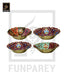 Handmade Decorative 6" Legacy Brass Bowl Set (4 Pieces)