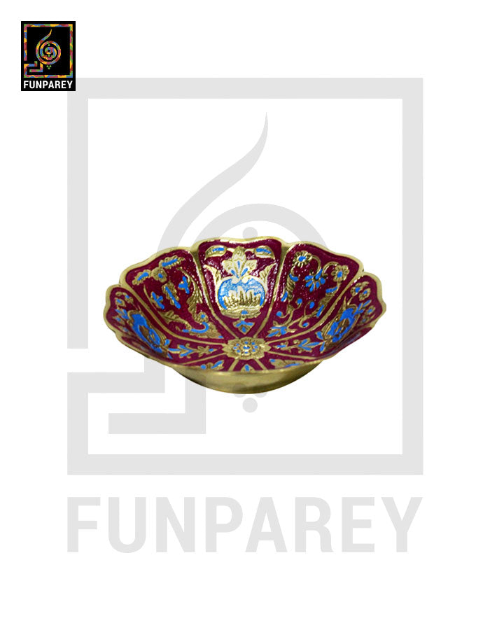 Handmade Decorative 6" Legacy Brass Bowl Set (4 Pieces)