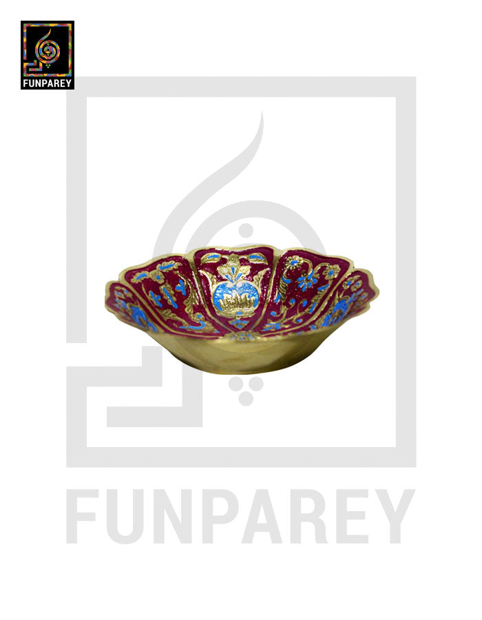 Handmade Decorative 6" Legacy Brass Bowl Set (4 Pieces)