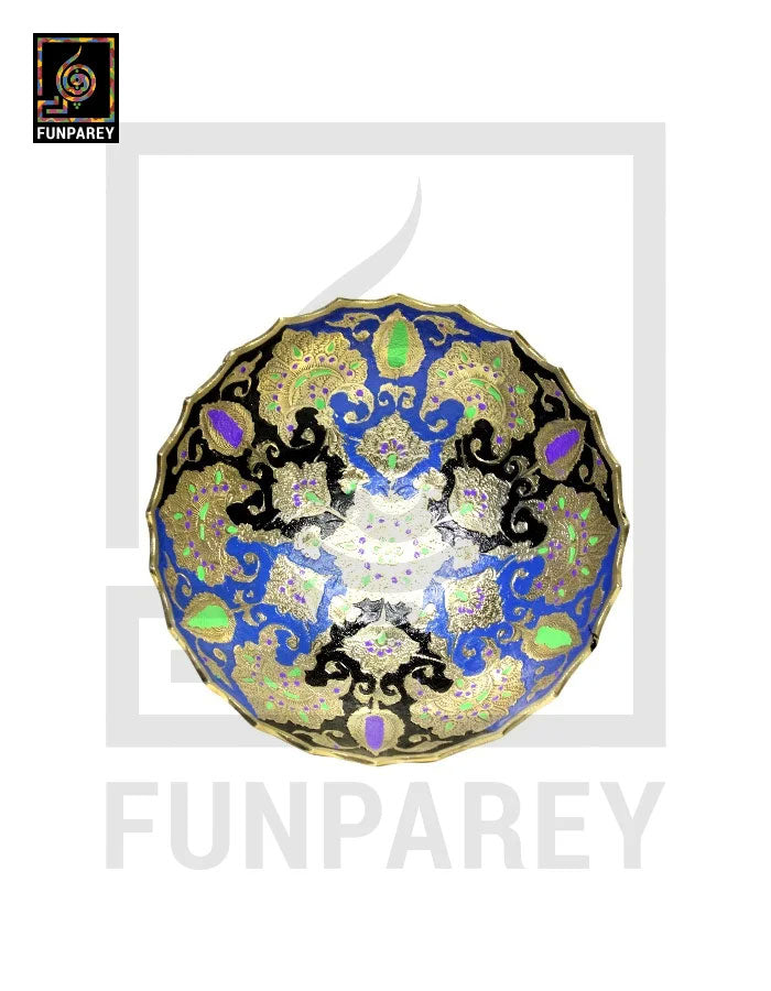 Handmade Decorative Brass Bowl 7"