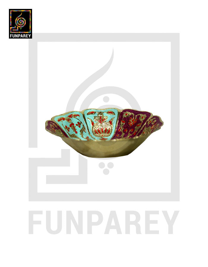 Handmade Decorative Distinct Brass Bowl 4" EXTRA SMALL