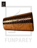 Handmade Heavy Copper Glass With Chisled Design