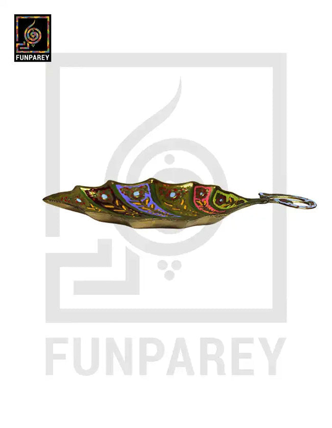 Leaf Brass Tray Small Hover Image