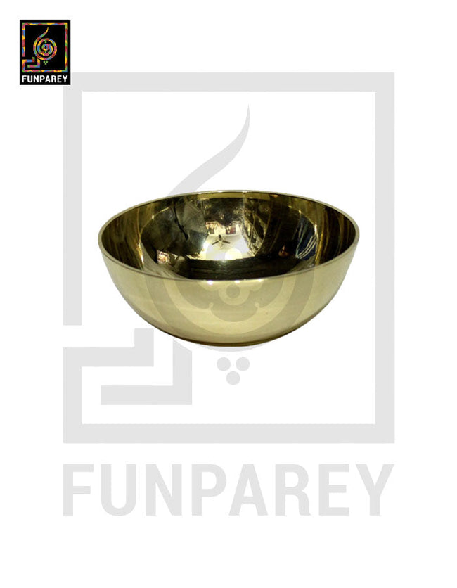 Premium Brass Bowl 5" Slick (SMALL) Main Image