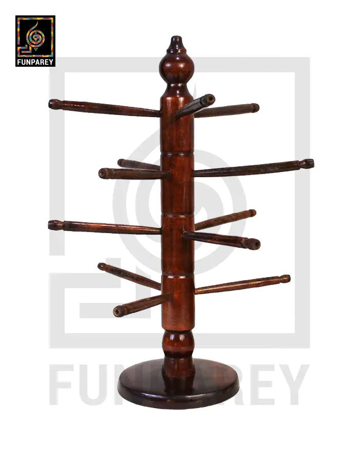 Wooden Bangle Stand - Rod Based - Large