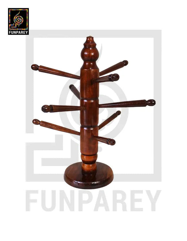 Wooden Bangle Stand - Rod Based - Medium Hover Image